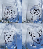 DOG RESCUE WINEGLASS (NOT FOR PROFIT)